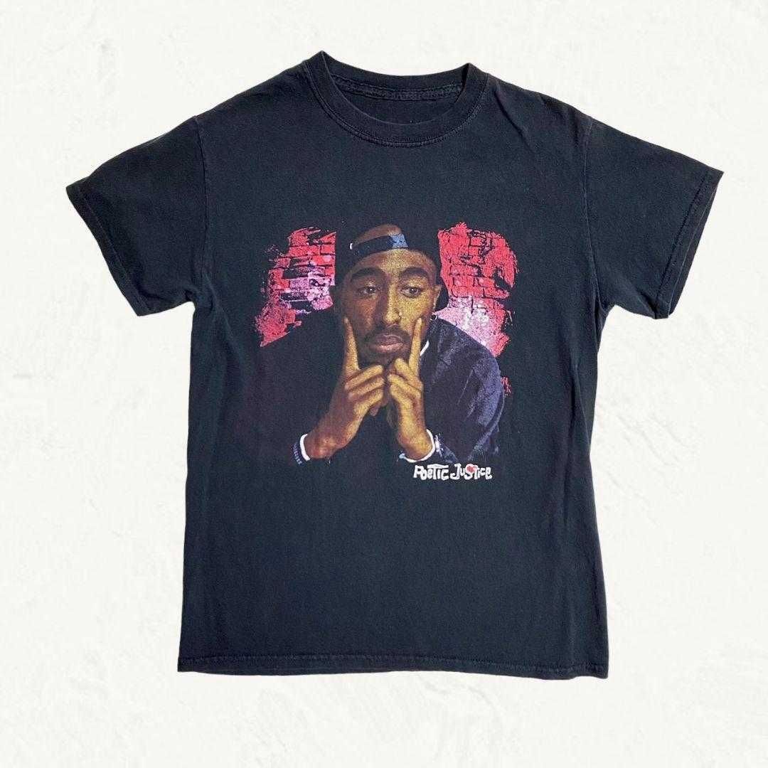 半袖 ユーズドJMW ビンテージ 黒 ポエティックジャスティス 2PAC T