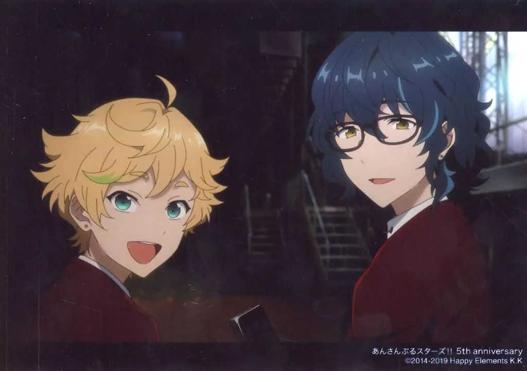 あんさんぶるスターズ 青葉つむぎ 春川宙 リングライト 5th 中古】キャラカード 27:青葉つむぎ&春川宙 5th anniversary