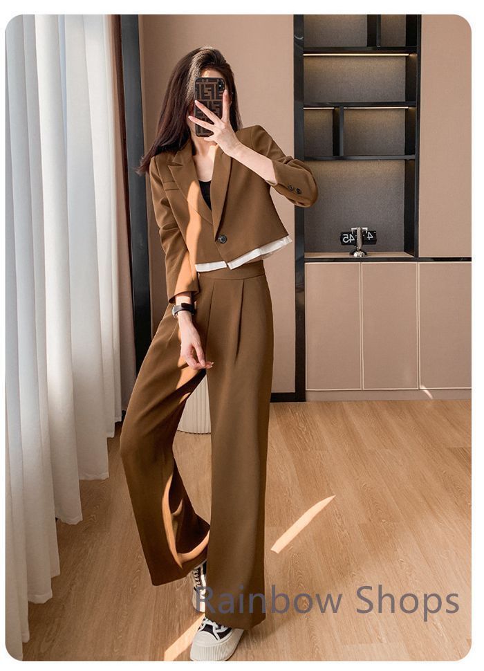 ショート丈 ロングパンツ