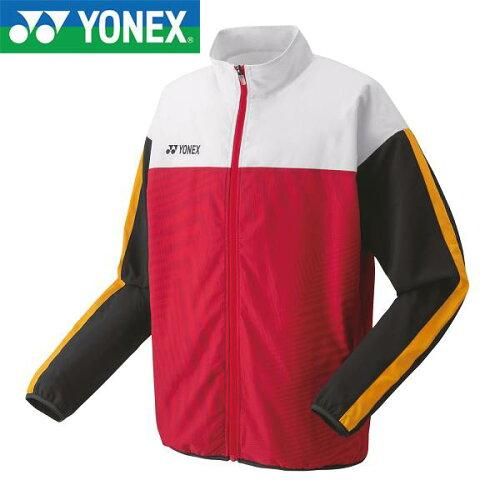【新品・5営業日で発送】YONEX ヨネックス メンズウラジツキウォームアップシャツ (50136) 色 : ルビーレッド サイズ : S 