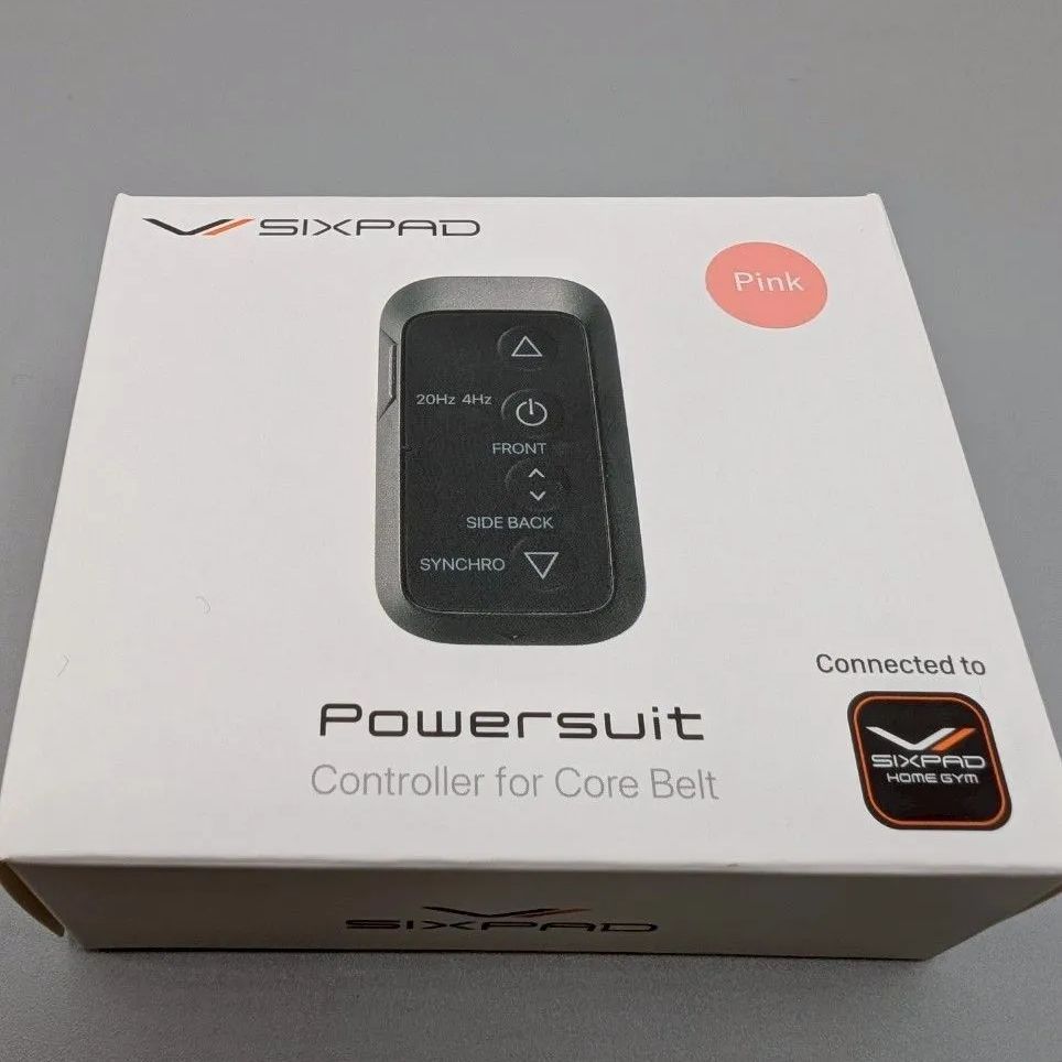 SIXPAD Powersuit Core Belt Mサイズ ピンク コントローラー付き シックスパッド