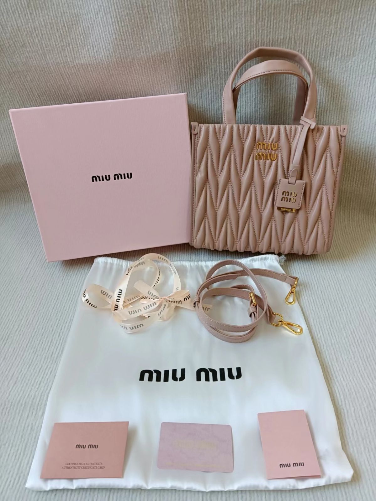 MIUMIU トートバッグ ショルダーバッグ