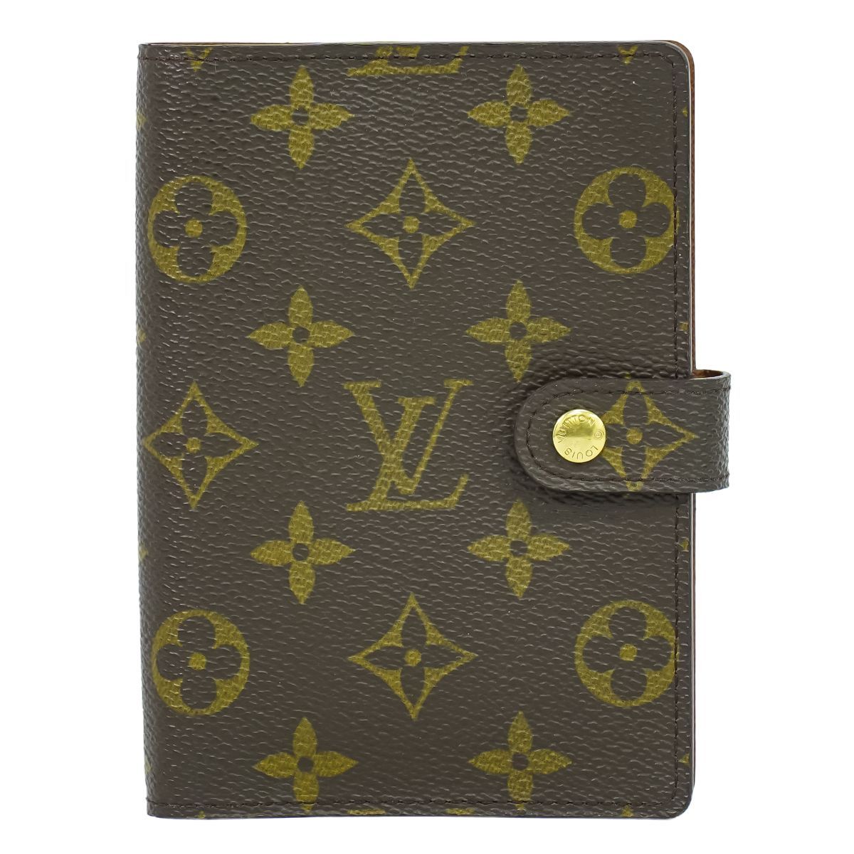 本物 ルイヴィトン LOUIS VUITTON LV アジェンダ PM モノグラム 手帳カバー システム手帳 ブラウン R20005 ビトン 雑貨小物 フォロー割