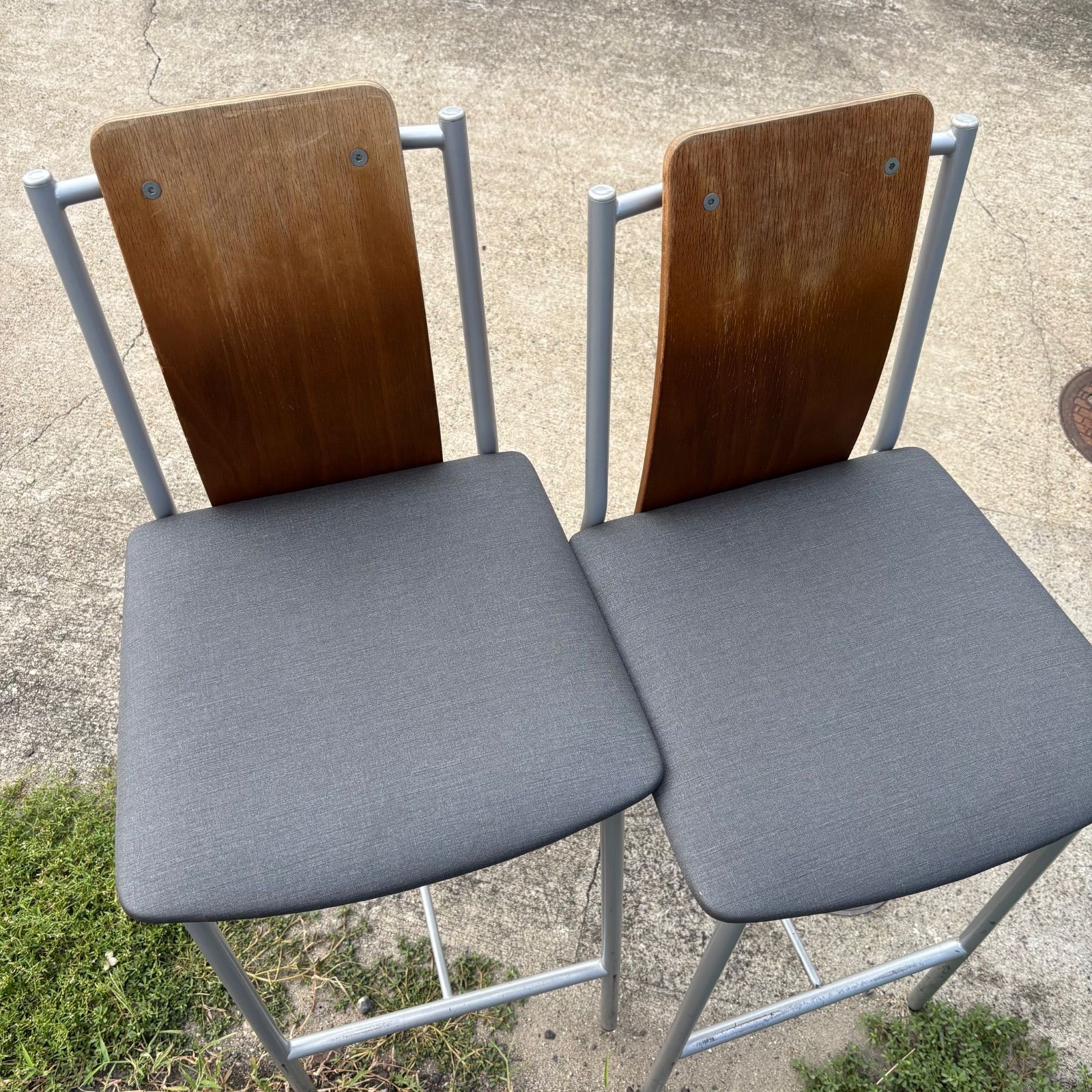 OLIVER オリバー ハイチェア バーチェア カウンターチェア 【2脚セット