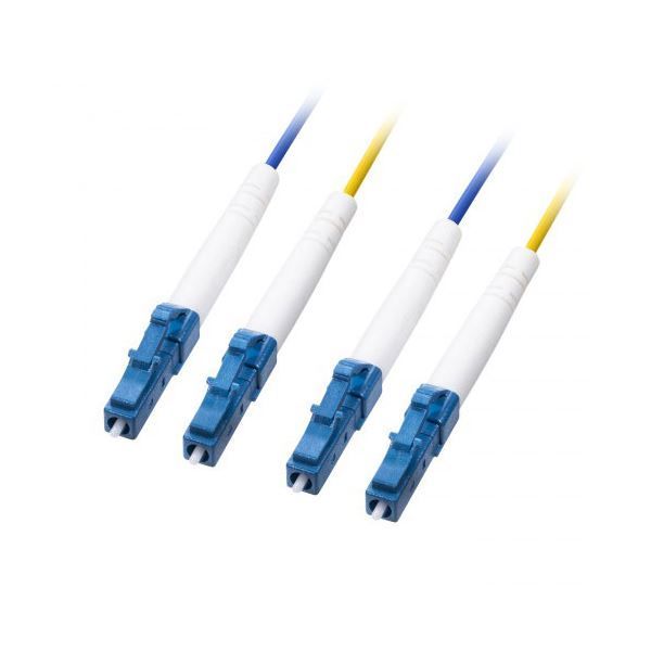 サンワサプライ ロバスト光ファイバケーブル マルチ50μmOM3 2芯 LC×2-LC×2 5m HKB-RB2M3LCLC-05
