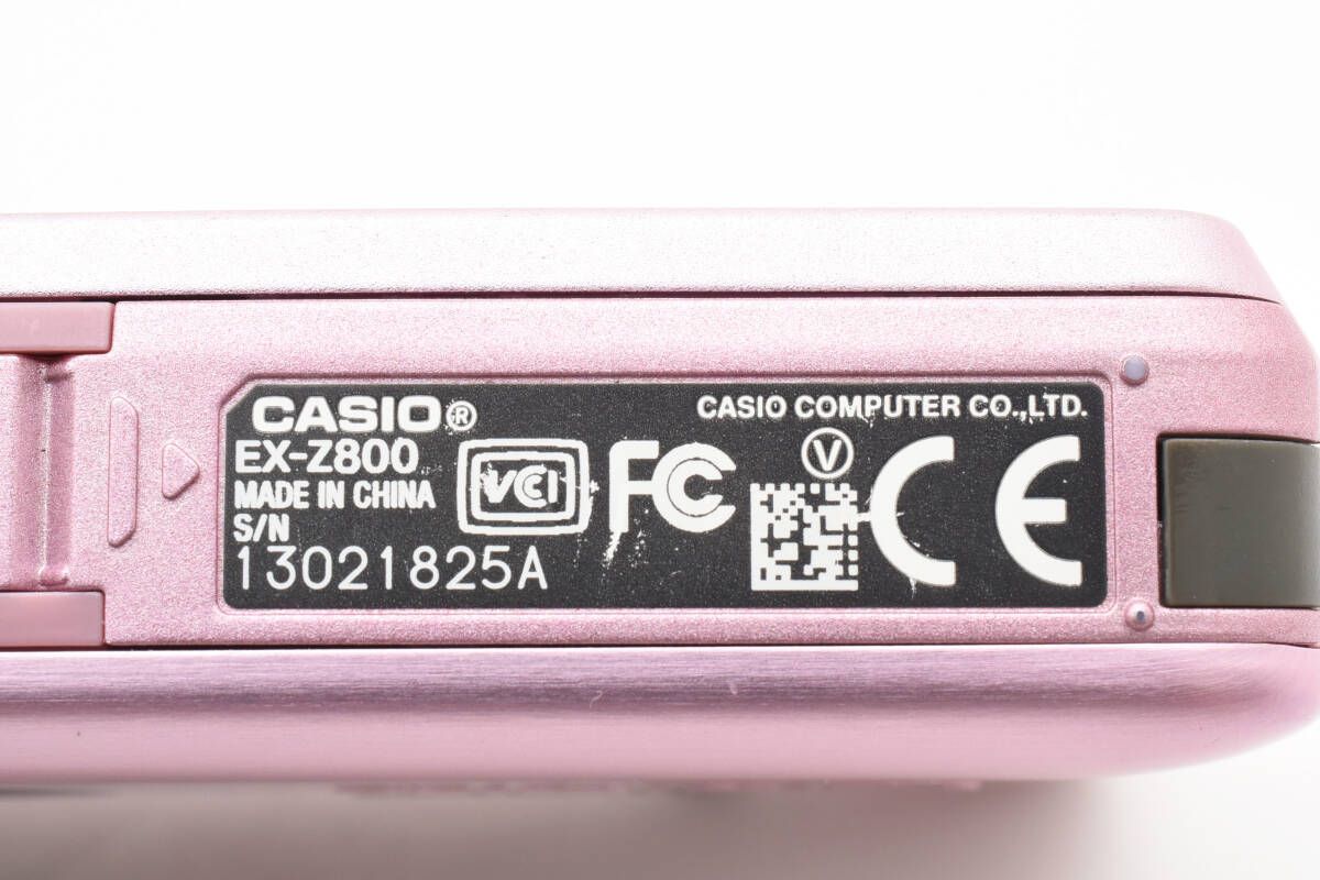 カメラ ☆カシオ CASIO EXILIM EX-Z800 シルバー コンパクトデジタル 