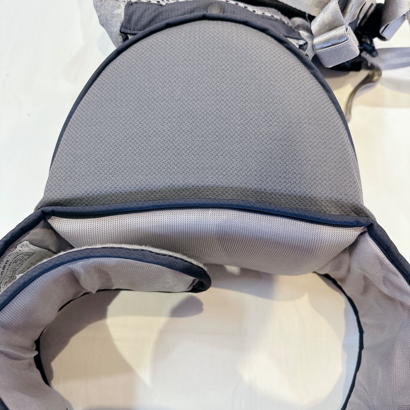 ミキハウス ヒップシート ネイビーデニム調 MIKI HOUSE（ミキハウス） ヒップシート 抱っこ紐 ポグネー 名入れ