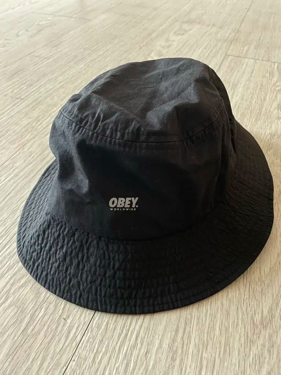 【雷市場（ポンジャン）商品韓国直送】 OBEY（オベイ) バケットハット ブラック