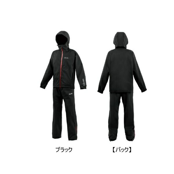 がまかつ ライトクールスウェットスーツ GM-3733 ブラック×レッド L