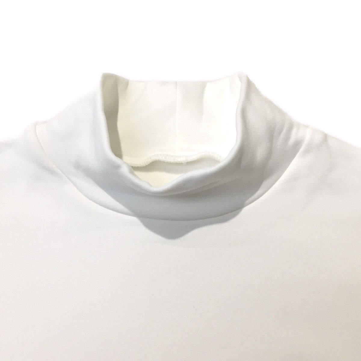 LANVIN - coco 未使用品 ランバンスポール LANVIN SPORT レディース チュニック 38(M) 白×グレー 長袖ハイネック 裏微起毛 未使用品 レディース ランバンスポール LANVIN SPORT チュニック