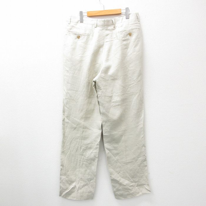 W34ラルフローレンスラックス パンツ 90s リネン100ベージュ W34ラルフローレンスラックス パンツ 90s リネン100ベージュ 【公式通販】