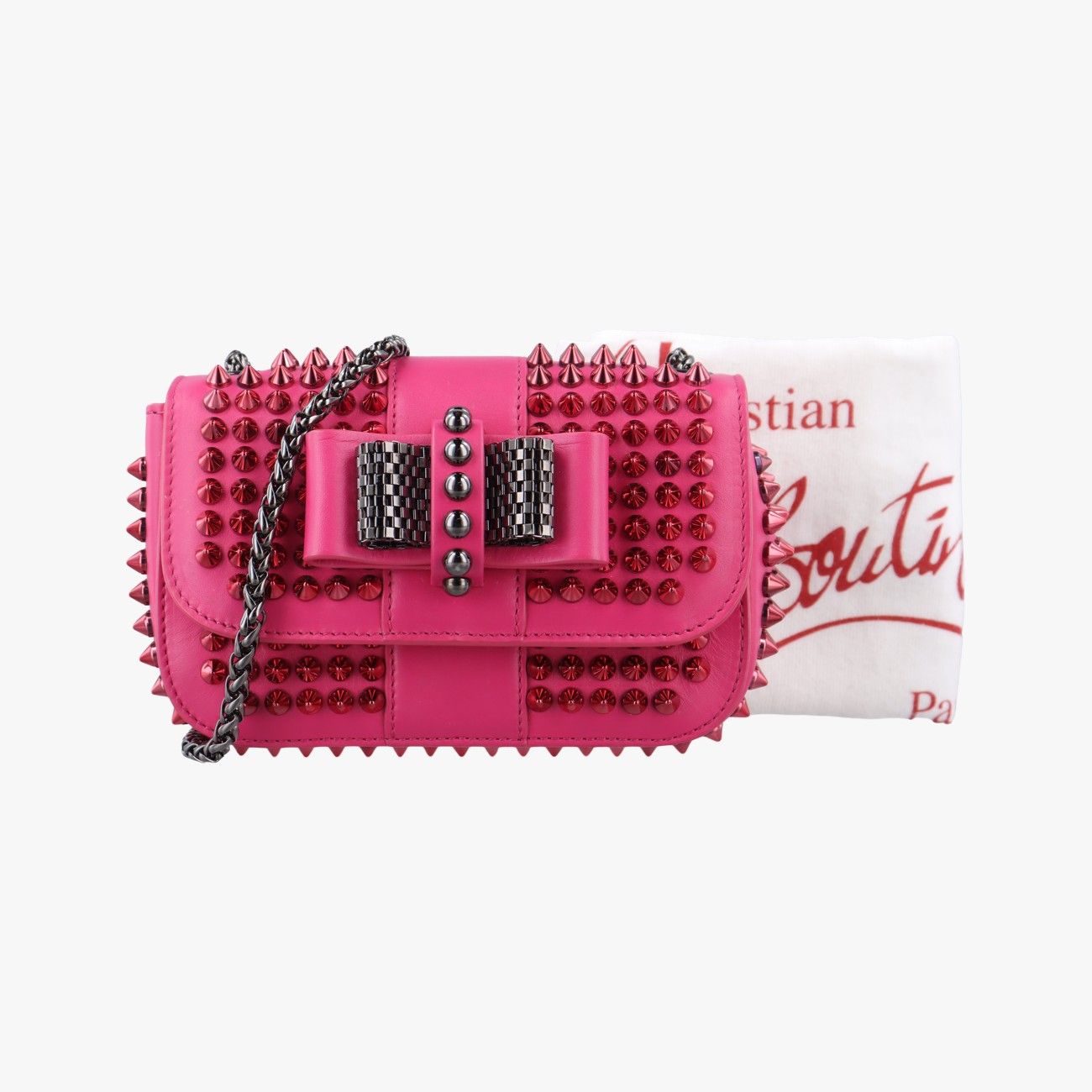 ❣️CHRISTIAN LOUBOUTIN★ルブタン★スウィートチャリティ★ クリスチャンルブタン スウィートチャリティ スタッズ チェーン