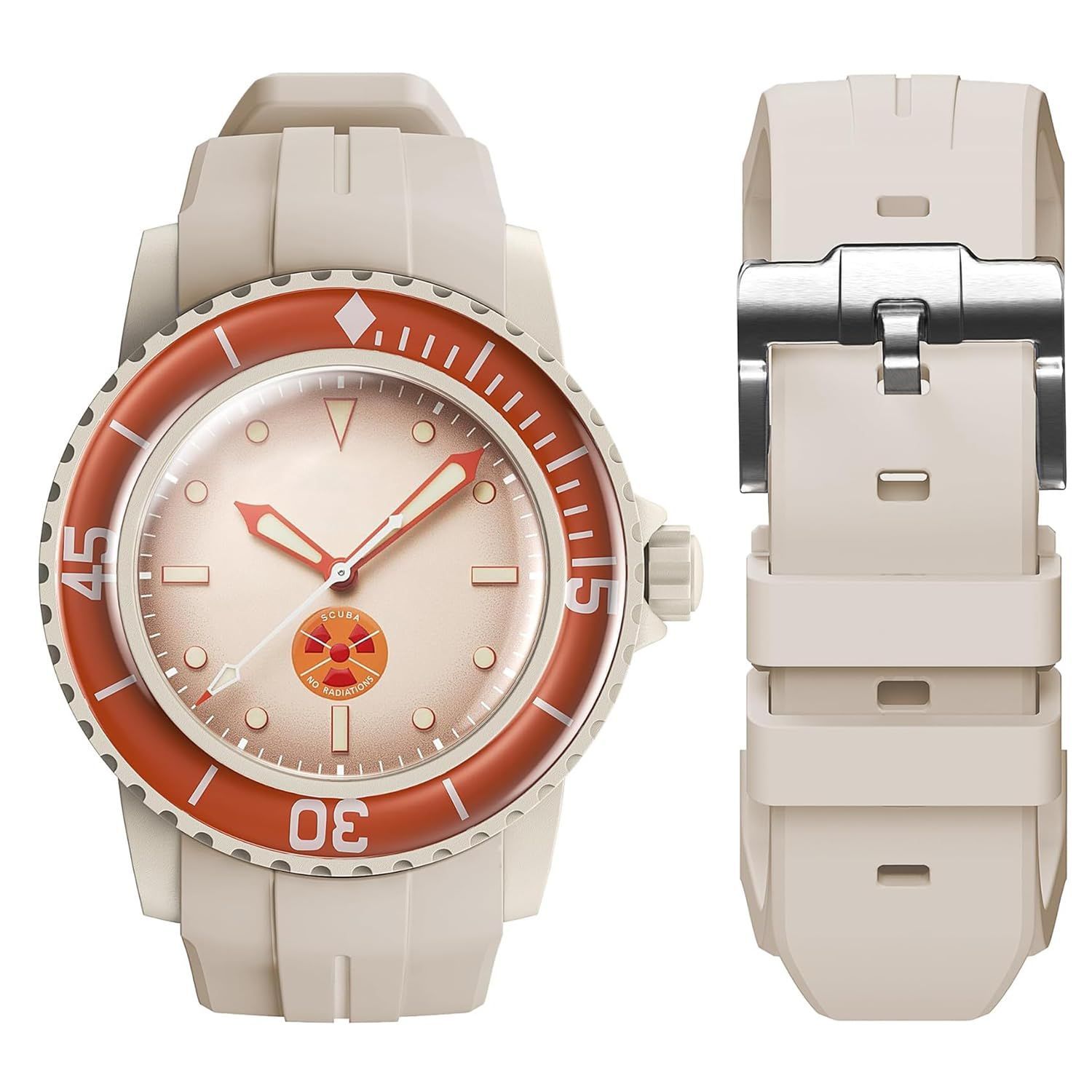 在庫処分】SCUBA Fifty Bioceramic ブランパンスウォッチ用シリコン