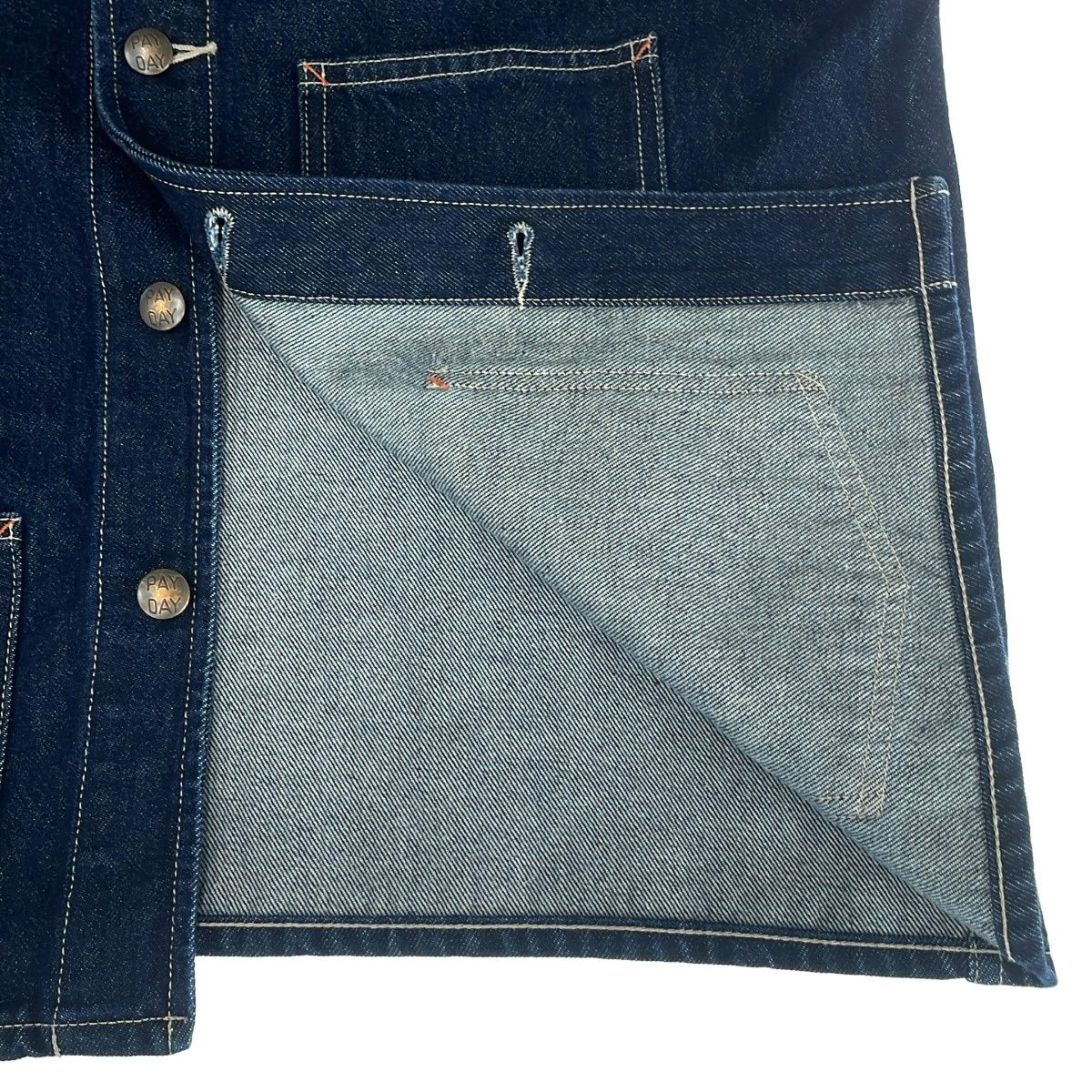 PAY DAY ENGINEER JACKET ノーカラーデニムジャケット PAYDAY ENGINEER 