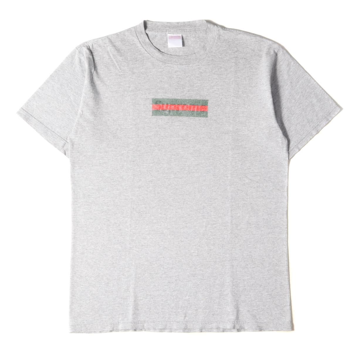 Supreme シュプリーム Tシャツ グッチBOXロゴ クルーネックTシャツ 