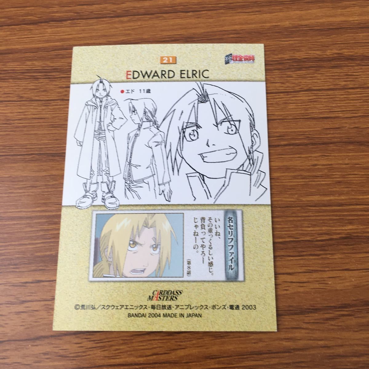 井49 カード トレカ まとめ 鋼の錬金術師 ハガレン カードダス