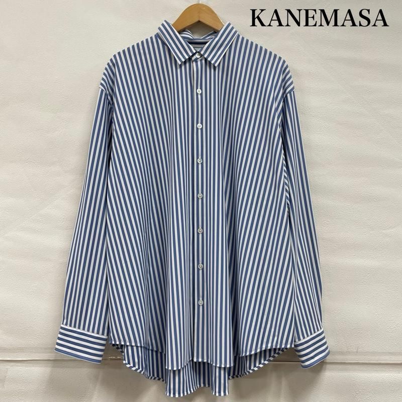 USED 古着 シャツ、ブラウス 長袖 KANEMASA カネマサ LONDON STRIPE