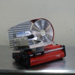 ミナトワークス 家庭用 ミート スライサー HMS-220 電動 W44D27H34cm 100V 115W ストレート刃220mm 手動 ハム 5.4kg
