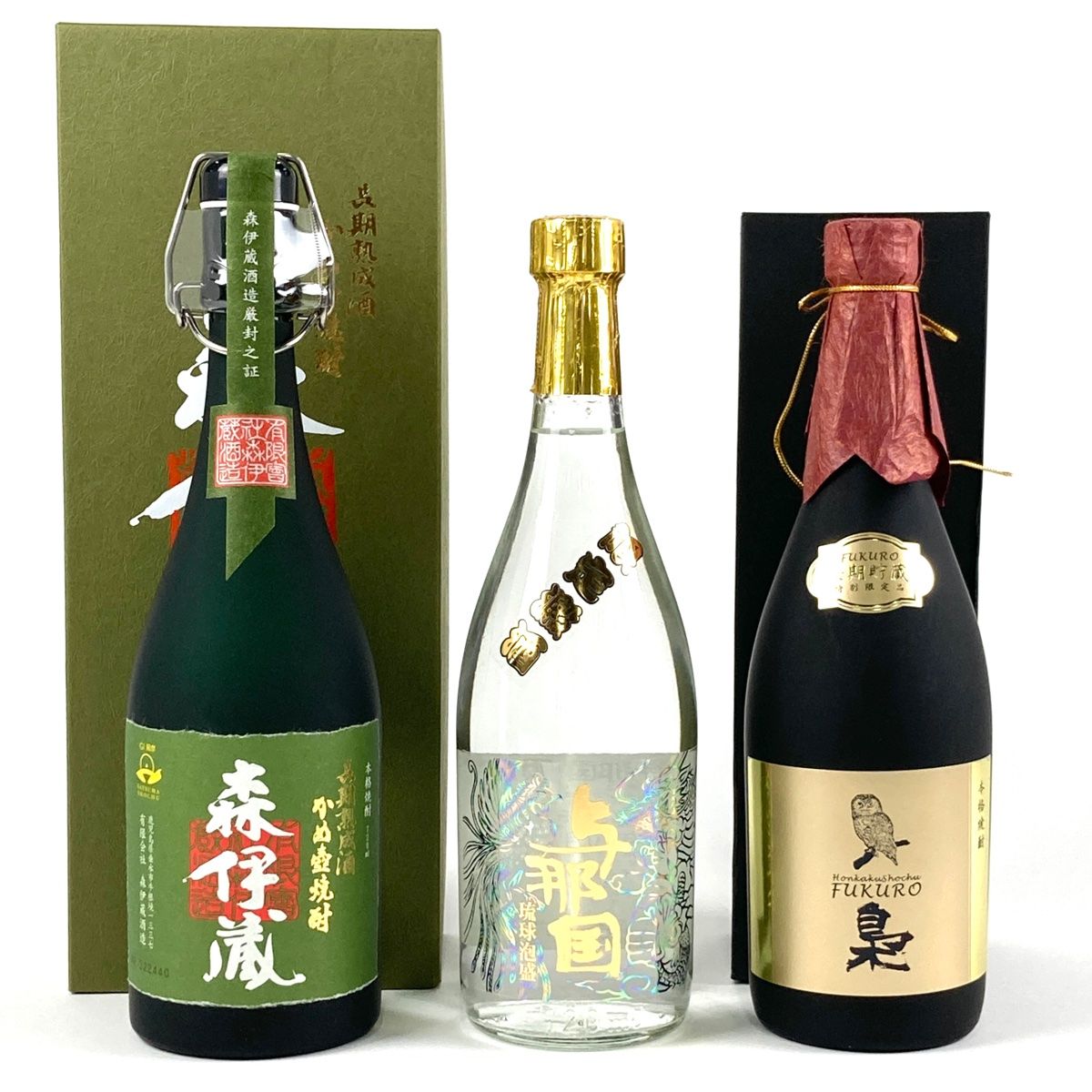 飲料・酒 【東京都内限定お届け】 3本 森伊蔵 崎元酒造 研醸 泡盛
