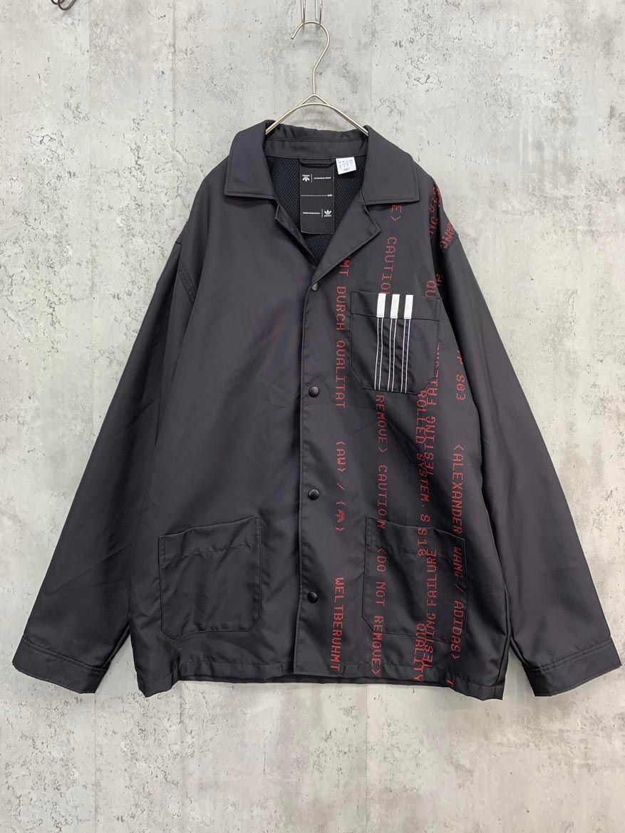 adidas ALEXANDER WANG コーチジャケット Alexander Wang x Adidas Fleece Lined Coach Jacket Size XL