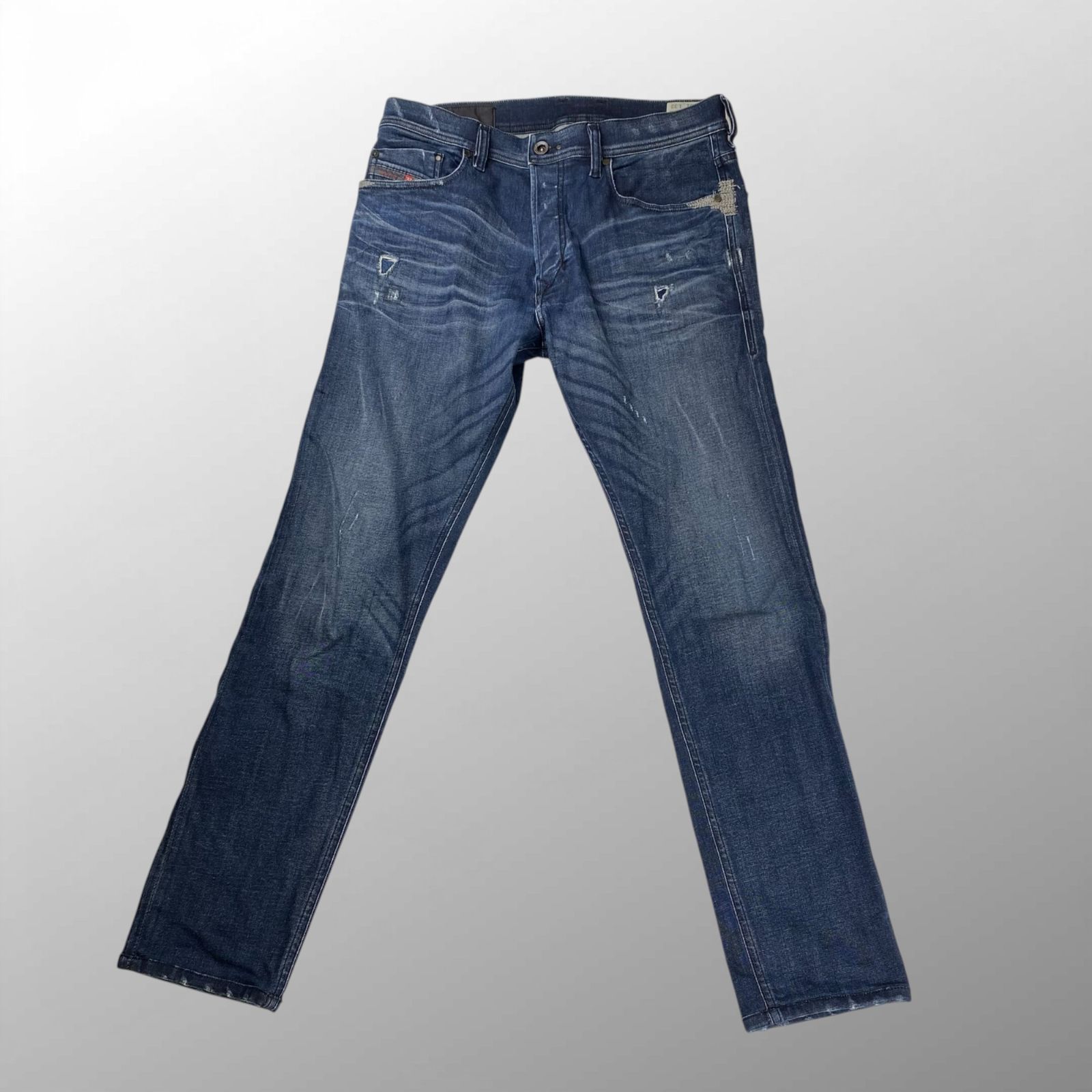 ディーゼル ジョグジーンズ TEPPHAR 0838V ダメージ加工 W34 ディーゼル ジョグジーンズ TEPPHAR 0838V ダメージ加工 W34