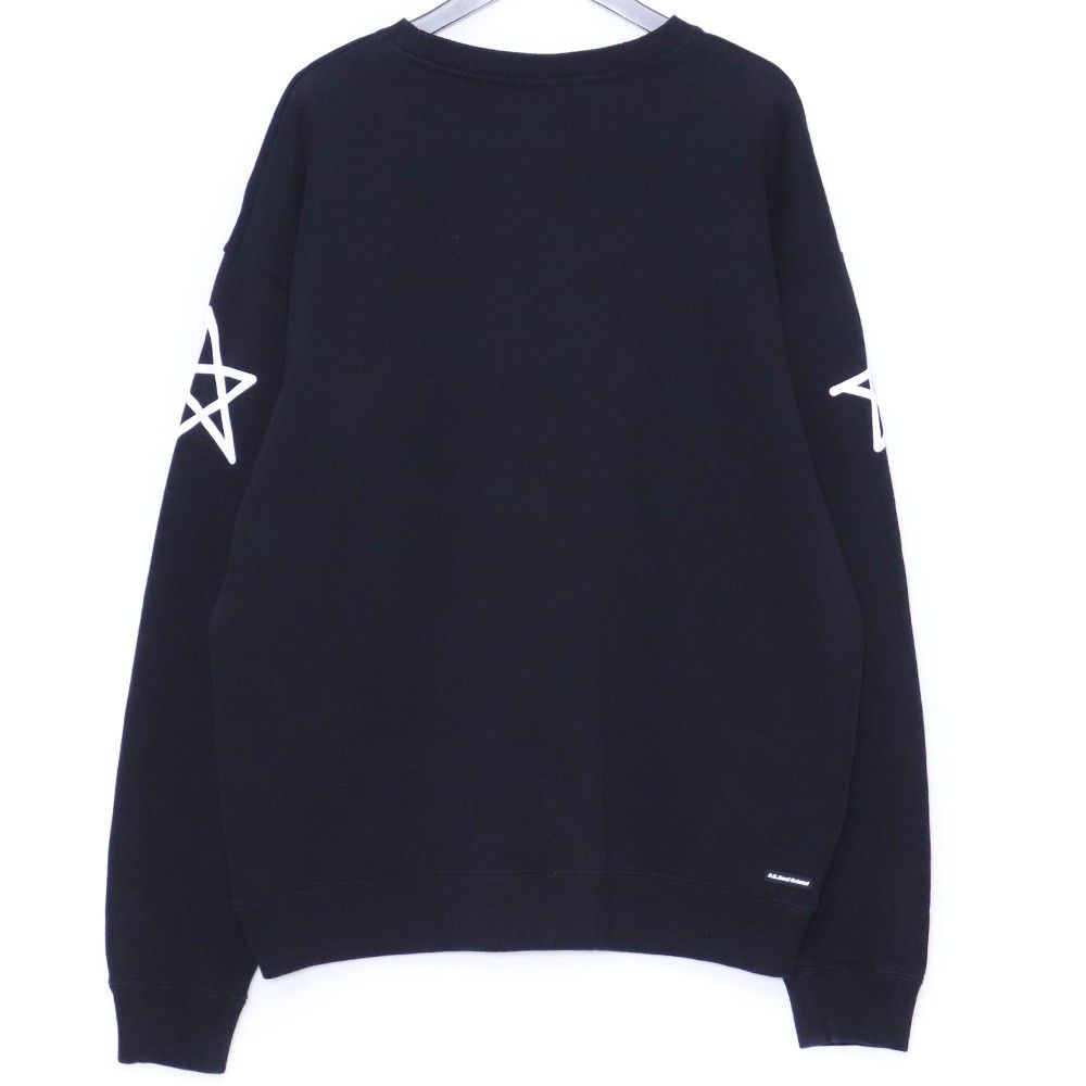 FCRB Bristol ブリストル スター スウェット XL 黒 STAR F.C.REAL BRISTOL STAR CREWNECK SWEAT XLサイズ ブラック FCRB-232078