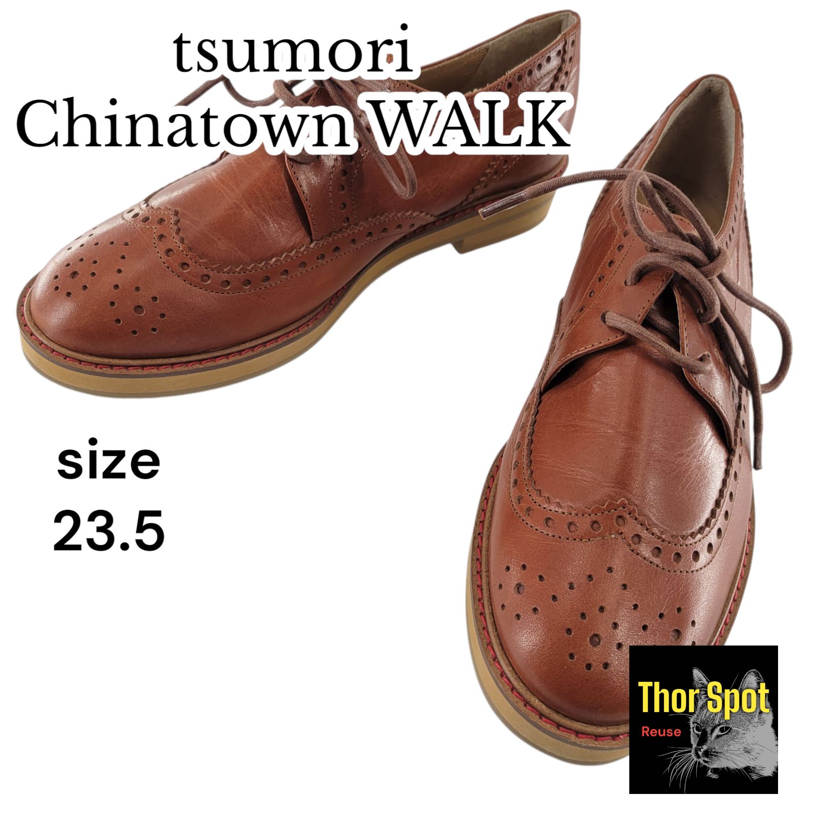 tsumori chisato WALK ツモリチサト ウイングチップレースアップ