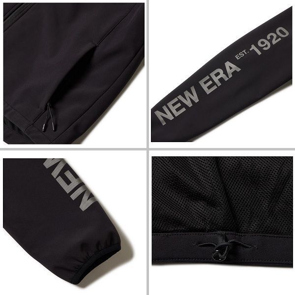 全商品業界最安値に挑戦！ ニューエラ ゴルフ フルジップ シェルジャケット ブラック NEW ERA 14669885 秋冬モデル