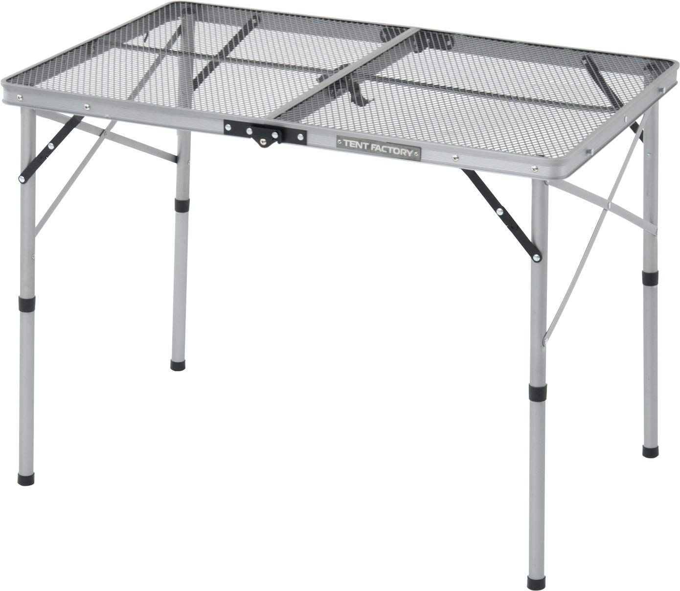 テントファクトリー TENT FACTORY メタルメッシュ FDテーブル90 TF-MMT9060 MBM