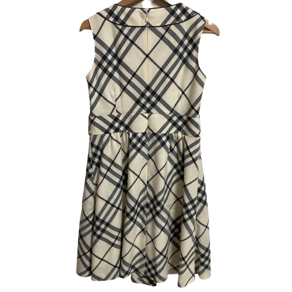 バーバリー ブルーレーベル ノースリーブワンピース チェック柄 36号 BURBERRY BLUE LABEL 「BURBERRY LABEL」 チェック柄