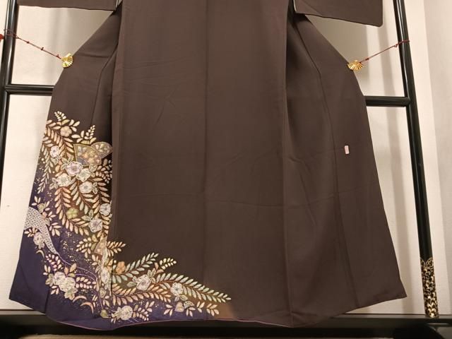平和屋着物○越後十日町の一流染匠 桐屋・翠山工房 訪問着 絞り 辻が花