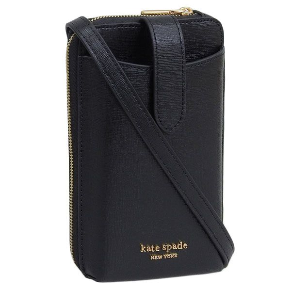 ケイトスペード ショルダーバッグ レディース スマホショルダー レザー ブラック MORGAN PHN XBDY KE348 001 kate spade ke348-001