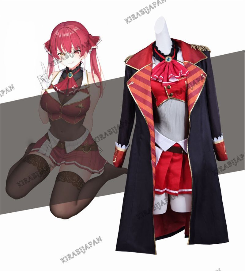 VTuber ブイチューバー コスプレ 宝鐘マリン コスプレ衣装 コスチューム パーティー 変装 制服 演出服 cosplay イベンド 変装 仮装 プレゼント 祭り仮装 アニメ クリスマス ハロウィン WWW_TRAVELLANDINDIA_COM