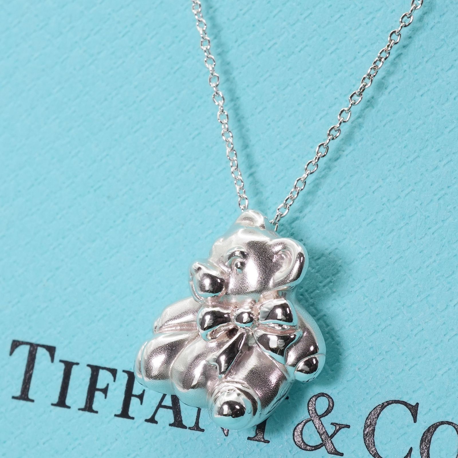 【新品仕上げ済】ティファニー　ベア　ネックレス TIFFANY&Co.（ティファニー） ネックレス テディベア シルバー925