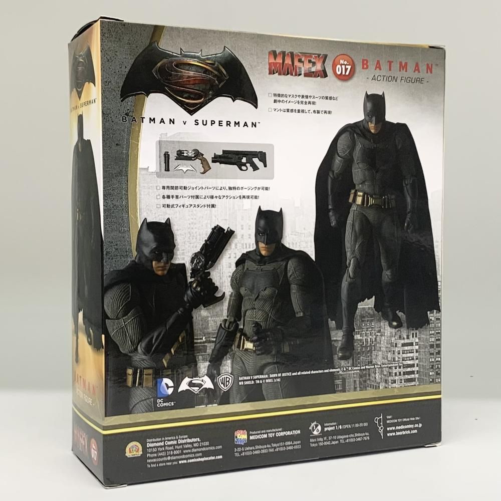 MEDICOM TOY - 【中古】未開封 メディコム・トイ バットマン vs スーパーマン ジャスティスの誕生 MAFEX No.017 バットマン[17][240017702783] 中古】未開封 メディコム・トイ バットマン vs スーパーマン
