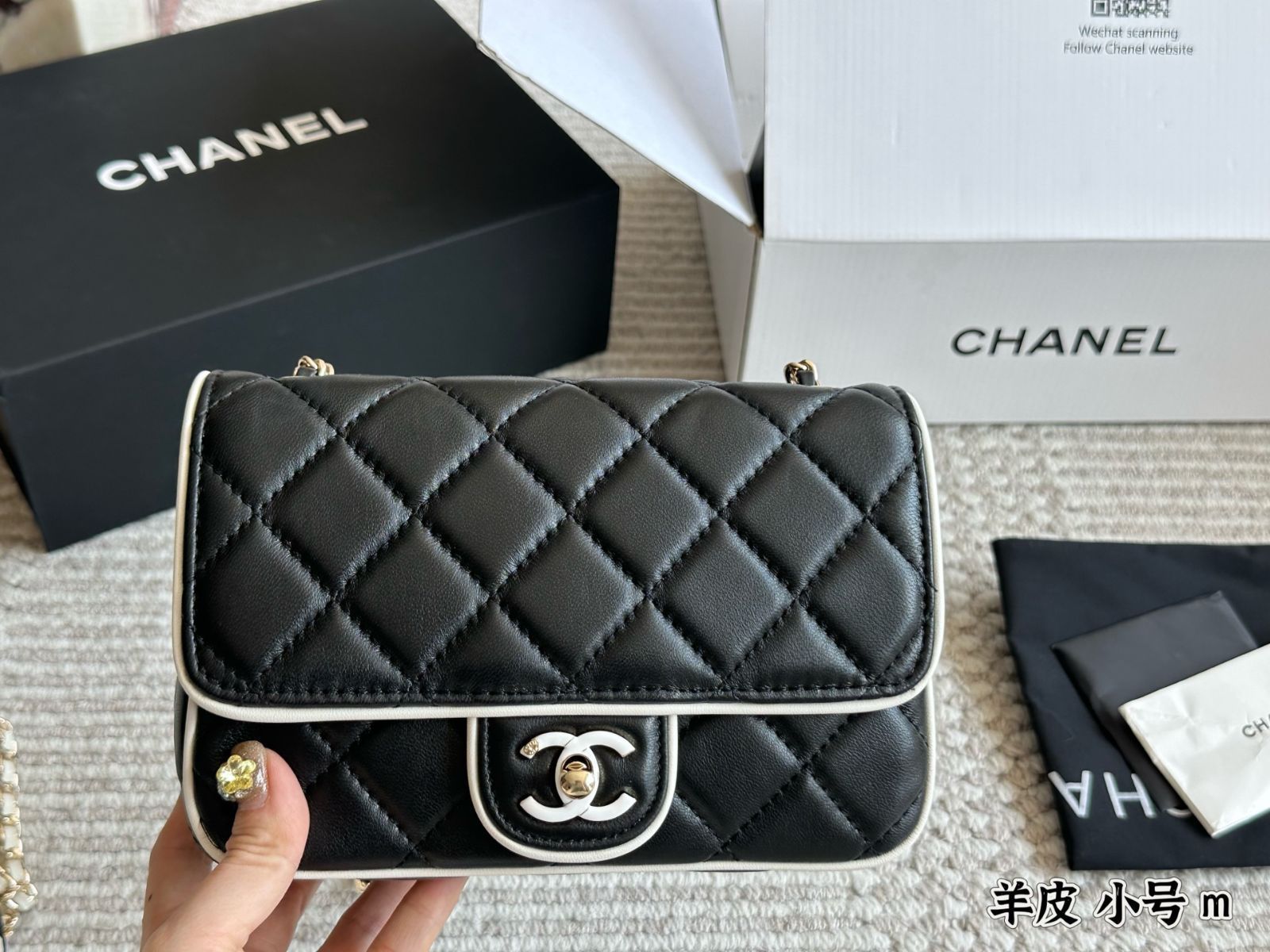 25P CHANEL コンパクトなのに実用的◎ナノ ショルダーバッグ 今日特価】Chanel 25p パンダシリーズ ショルダーバッグ-MM輸入
