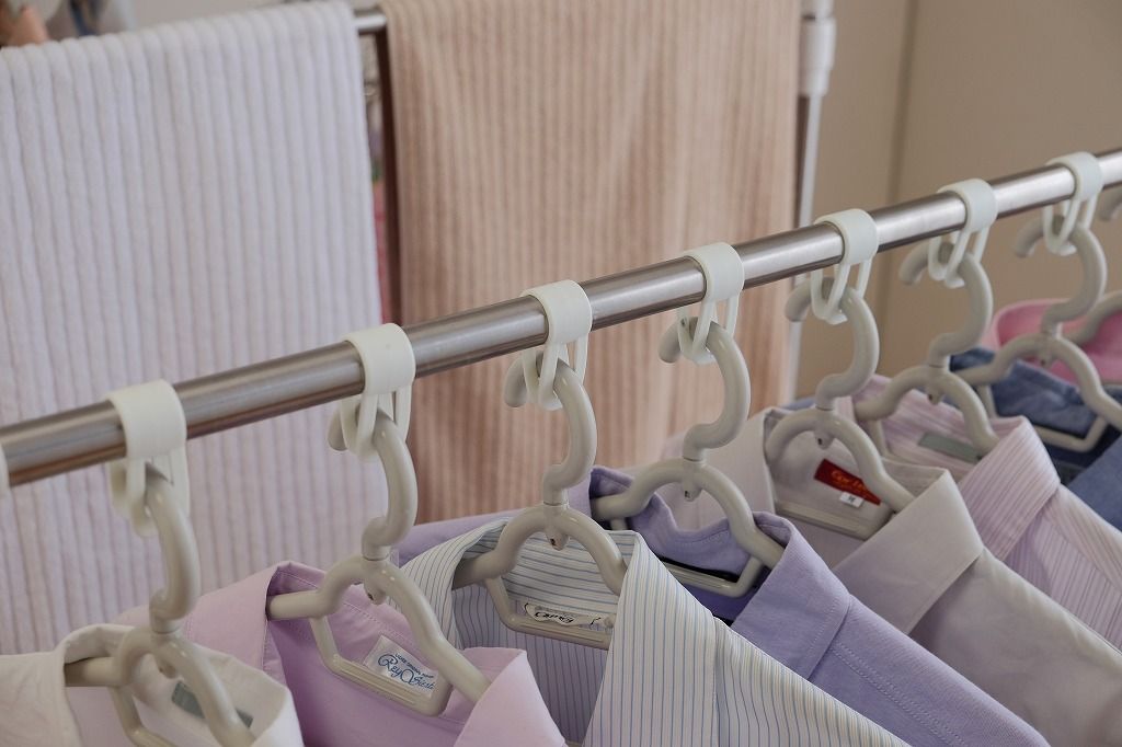 洗濯物干し キャスター付き