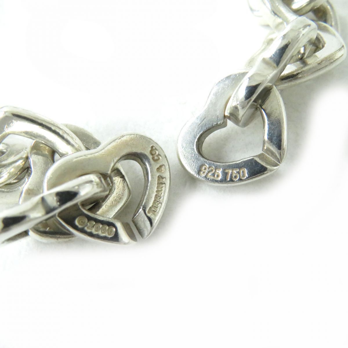 良品△Tiffany＆Co. ティファニー 2000年 ハートリンク コンビ