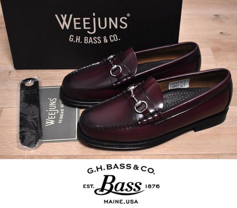 新品 G.H.BASS ビットローファー US7 25cm BA11775 ブラウン BIT LOAFER Weejuns②