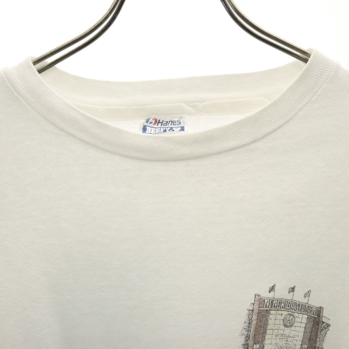 Hanes ヘインズ 90s USA製 オールド 半袖 Tシャツ XL 白 BEEFY-T 