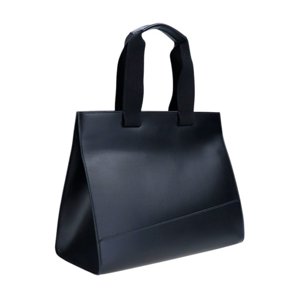 IL BISONTE ブラックトートバッグ