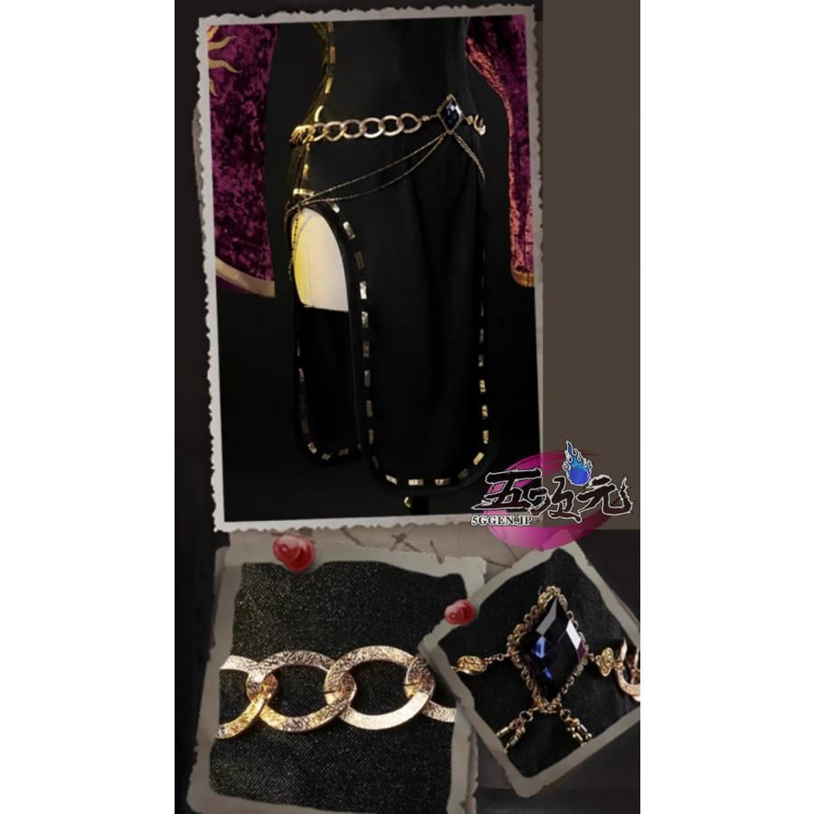 突出した ハロウィン 三分妄想 第五人格 Identity V 祭司 フィオナ ジルマン コスプレ 衣装 ウィッグ 追加可 BJ0930ML03 ハロウィン ヘアスタイル