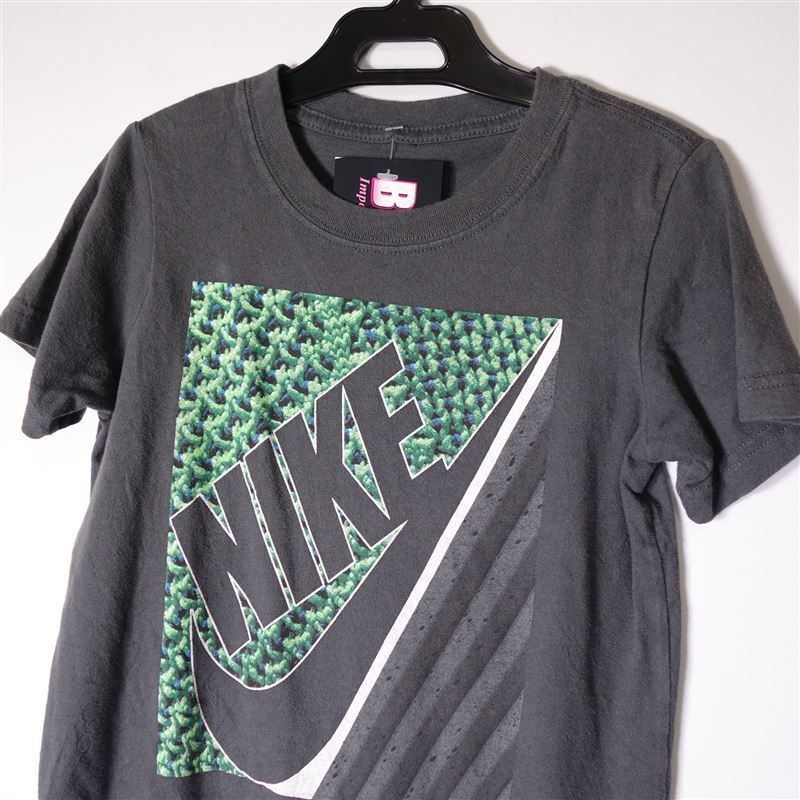 ナイキ NIKE Tシャツ 半袖 キッズ 子供服 男の子 女の子 7 クルーネック プリントロゴ スポーツ カジュアル 古着