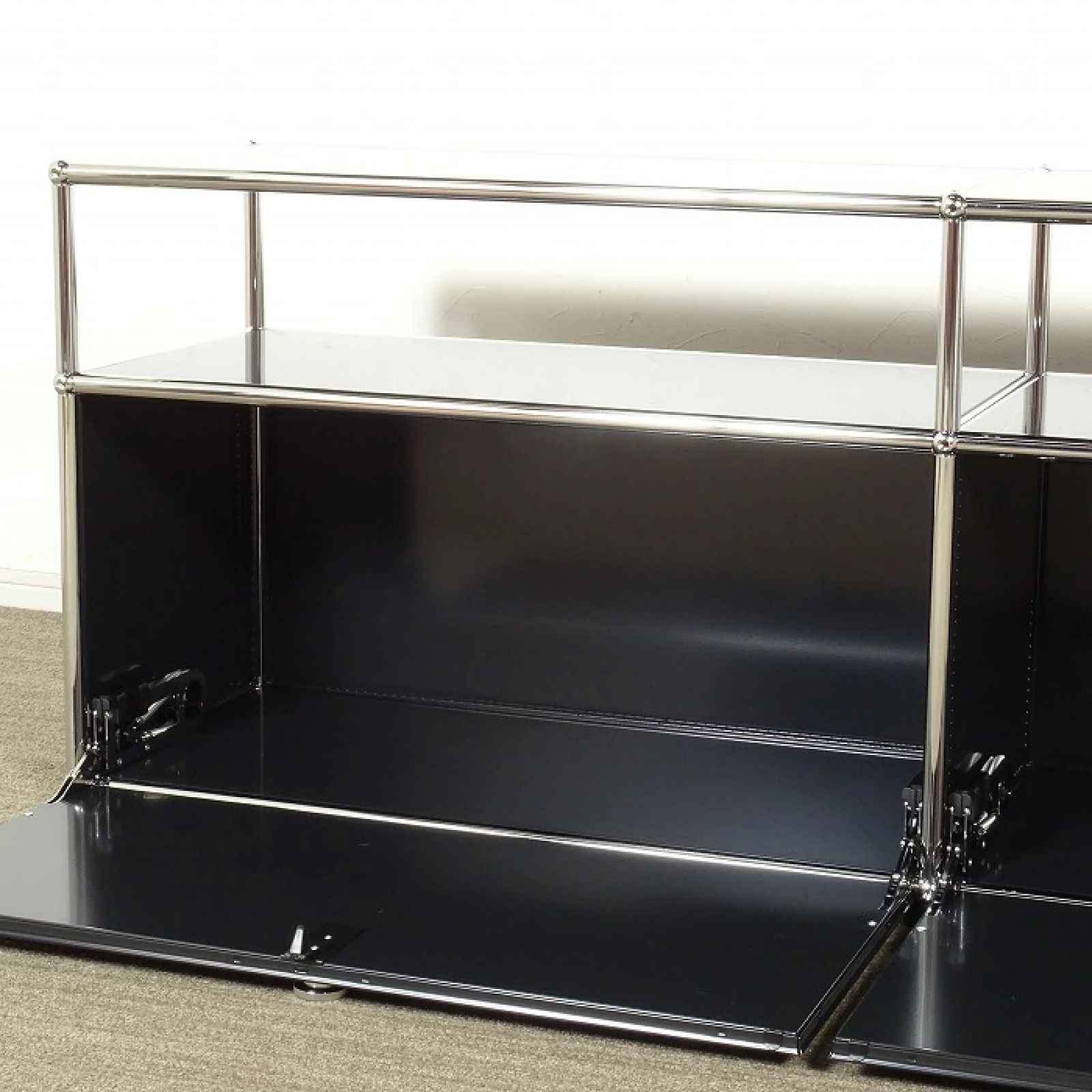 状態良【バカラ本物】置物/まねき猫/クリスタル/ミッドナイト 状態良