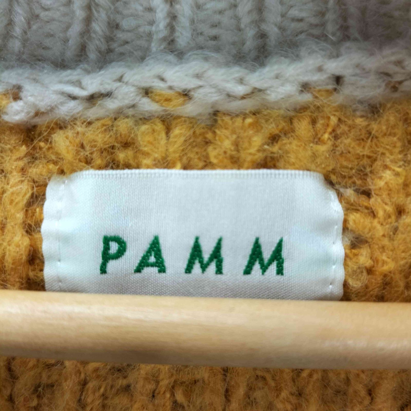 ユーズドフルギ USED古着 透明な空気のチェックジップニット  