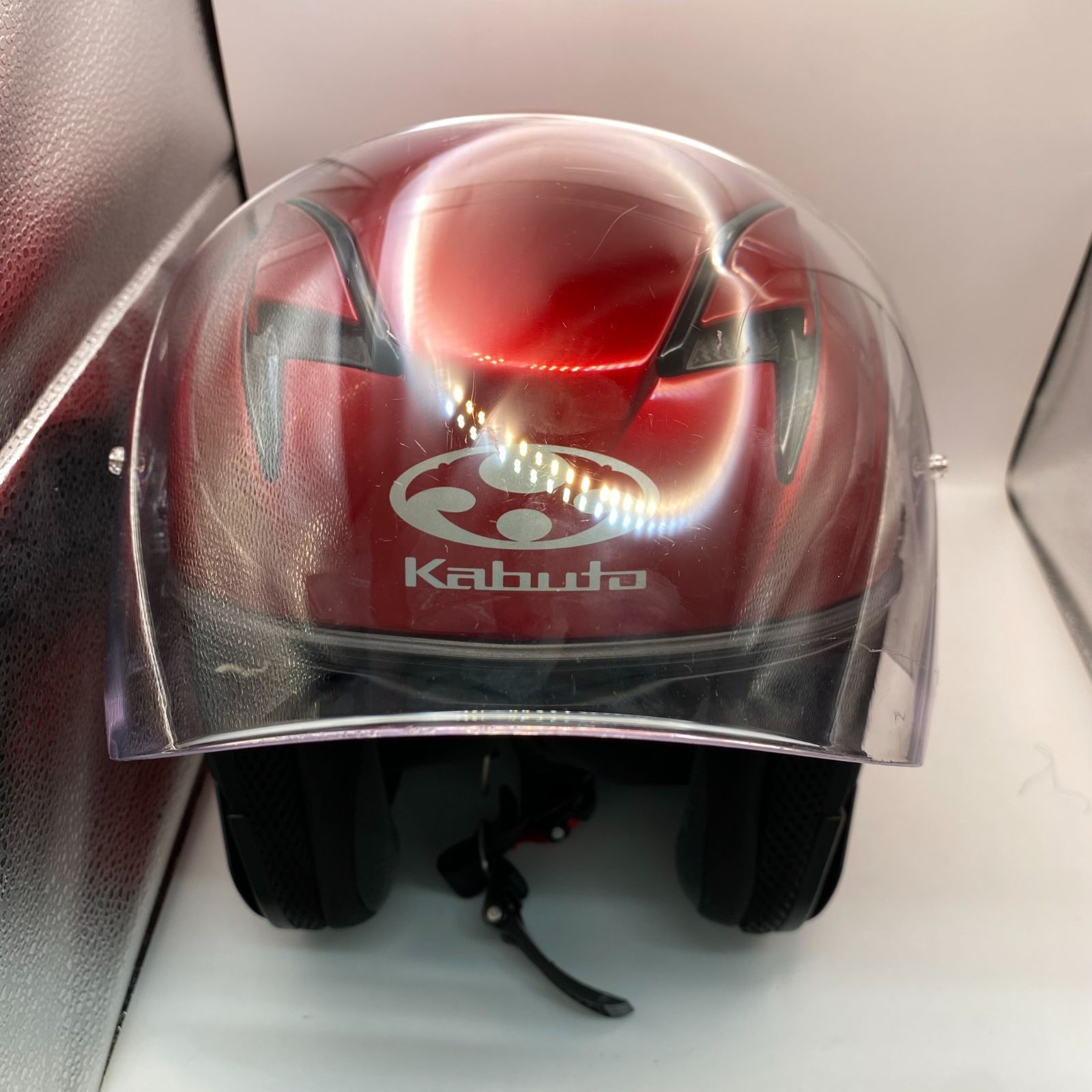 ヘルメット　Kabuta 　サイズ57〜58 KAMUI 3 ETERNO : ブラックブルー Mサイズ(57-58) カブト △△KABUTO