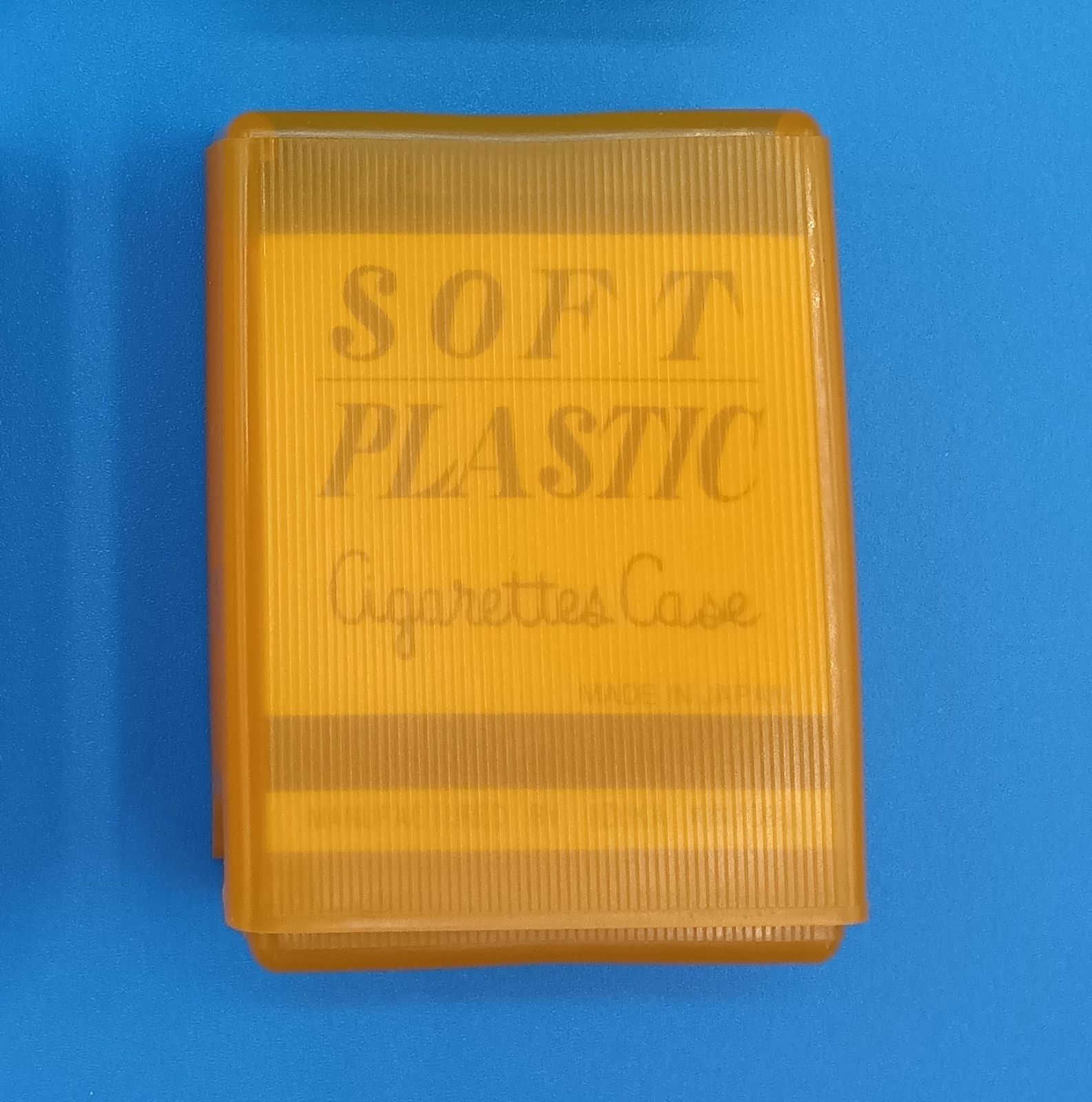 シガレットケース ソフトプラスチック オレンジ 昭和レトロ - メルカリ
