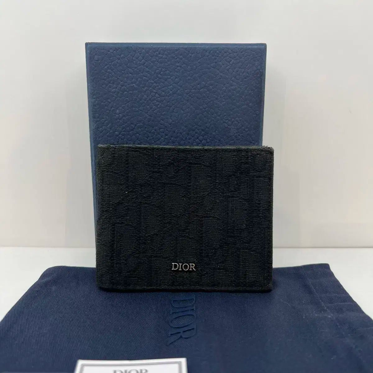 【付属品完備】ディオール　オブリーク　財布 付属品完備 ／ Dior(ディオール) オブリーク 二つ折り財布