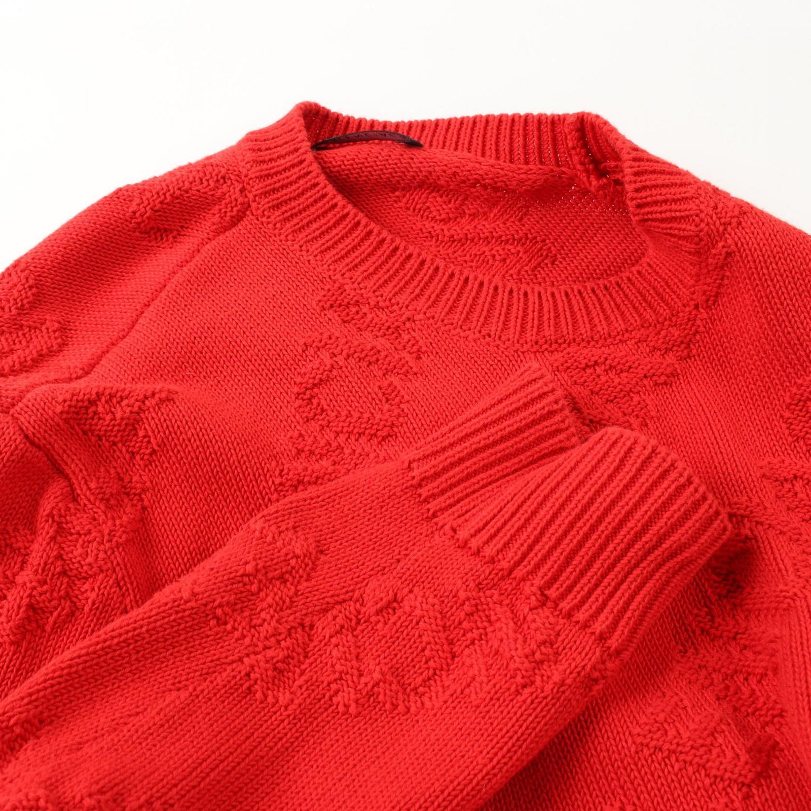 バレンシアガ BALENCIAGA ニット オールオーバーロゴ コットン 