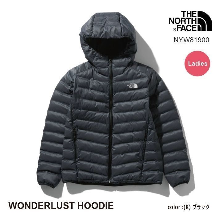 新品】ザ・ノース・フェイス NYW81900 WONDERLUST HOODIE ワンダーラストフーディ K ブラック S,M レディース - メルカリ